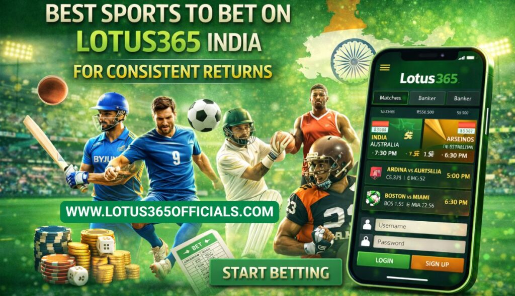Best Sports to Bet on Lotus365 India for Consistent Returns