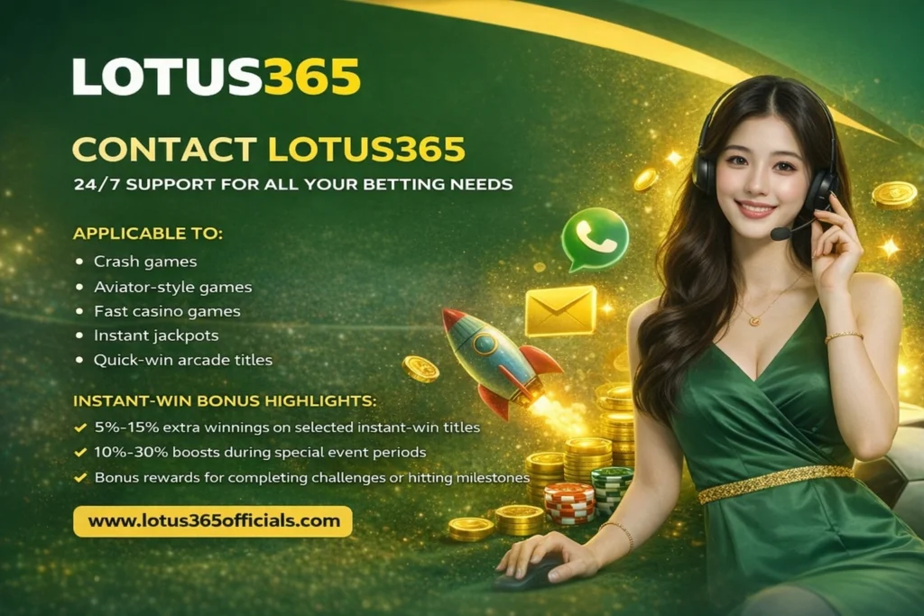 Contact Lotus365 247 Support for All Your Betting Needs