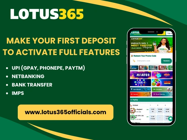 Make Your First Deposit to Activate Full Features