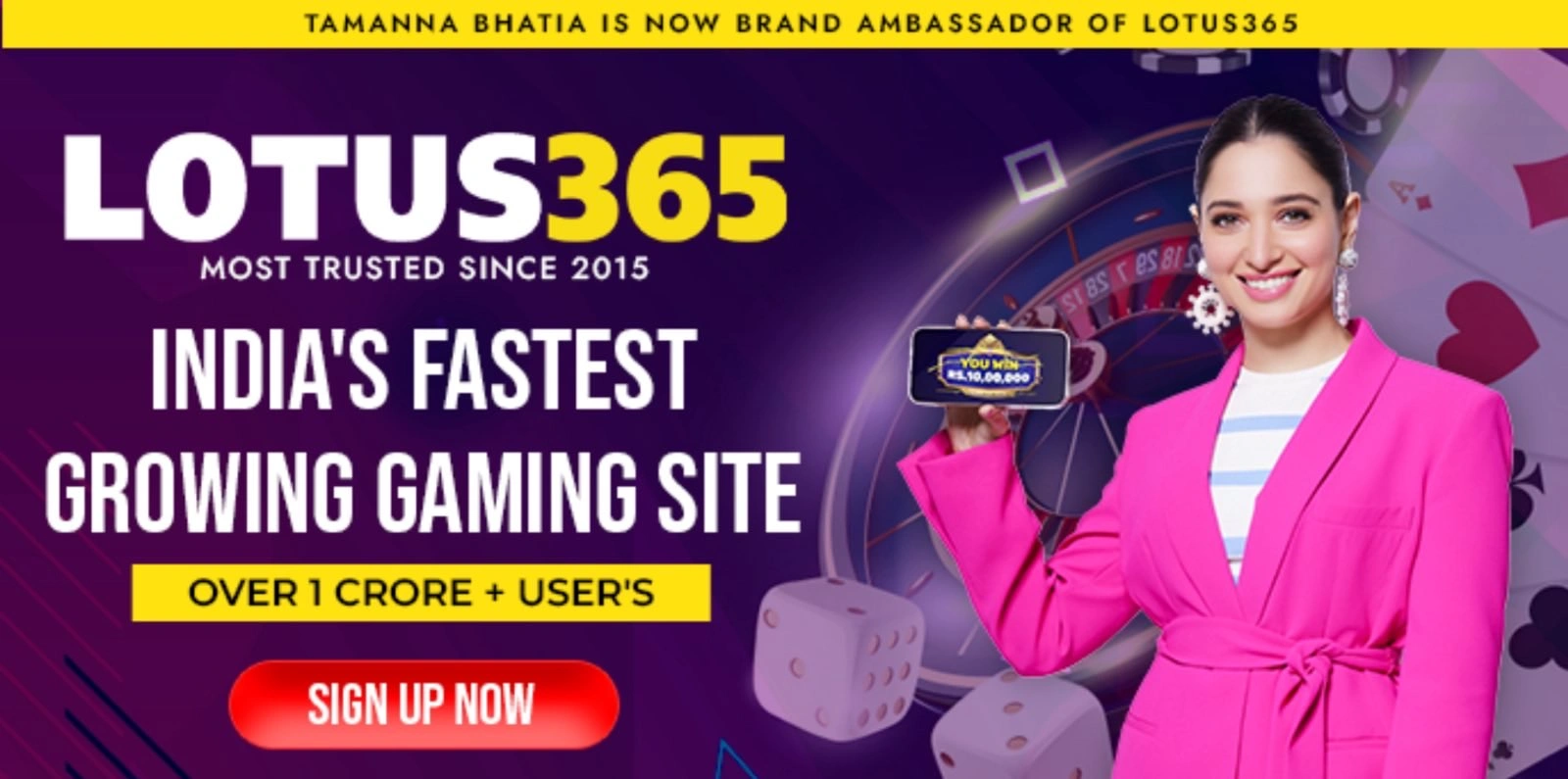 lotus365 official site banner
