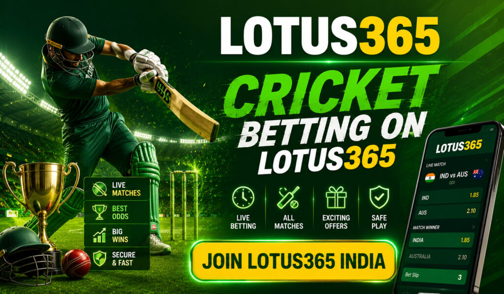 Cricket Betting on Lotus365