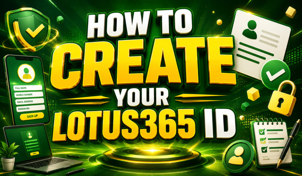How to Create Your Lotus365 ID