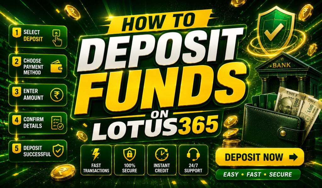 How to Deposit on Lotus365