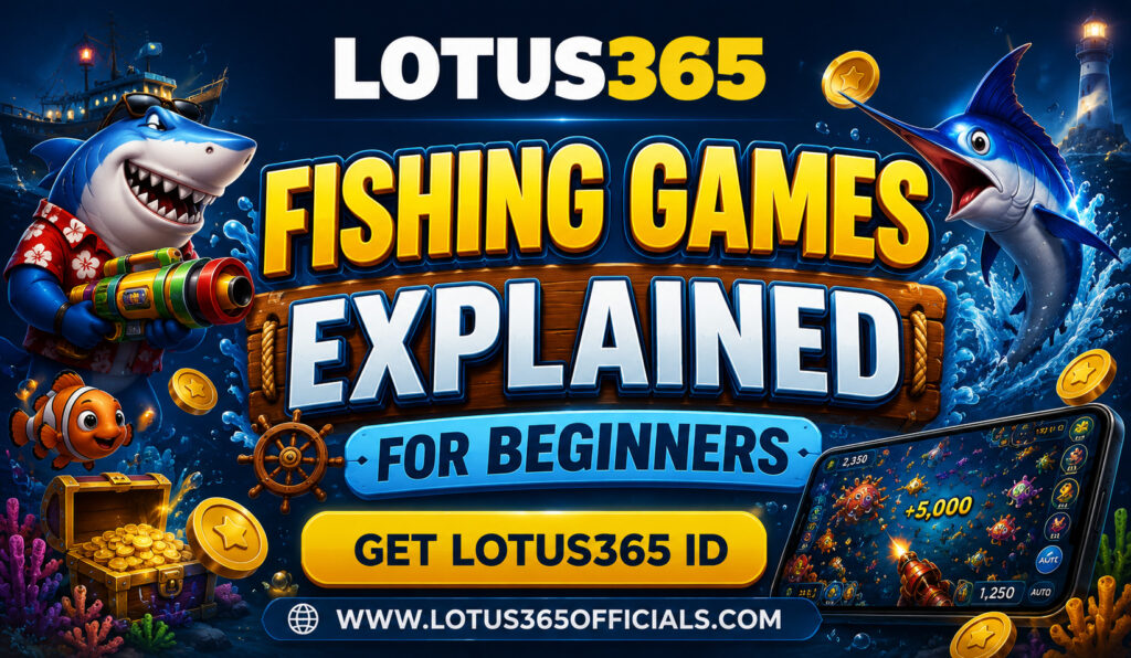 Lotus365 Fishing Games Explained for Beginners