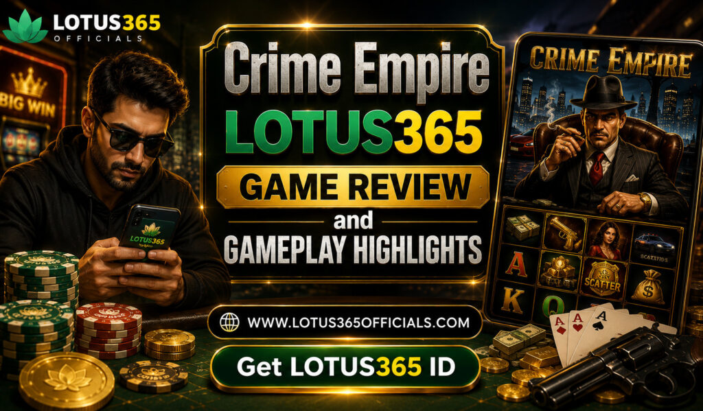 Crime Empire Lotus365 Game Review and Gameplay Highlights